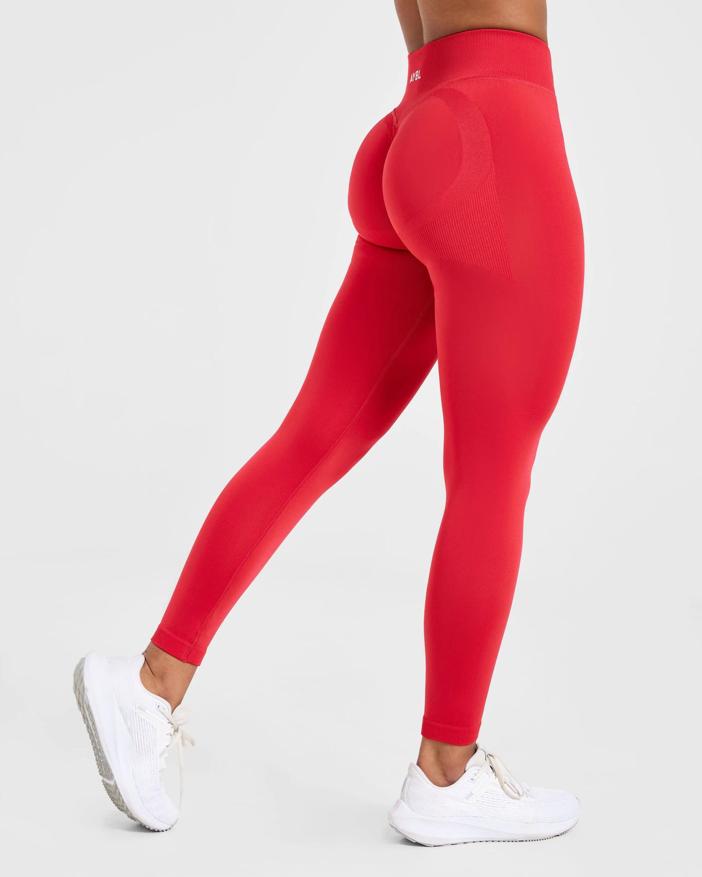 Leggings Femininas Sem Costura para Yoga | Cós Baixo Canelado | Empina Bumbum