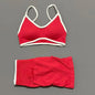Conjunto Desportivo Feminino 2 Peças | Top e Calções Elásticos | Yoga, Fitness e Corrida