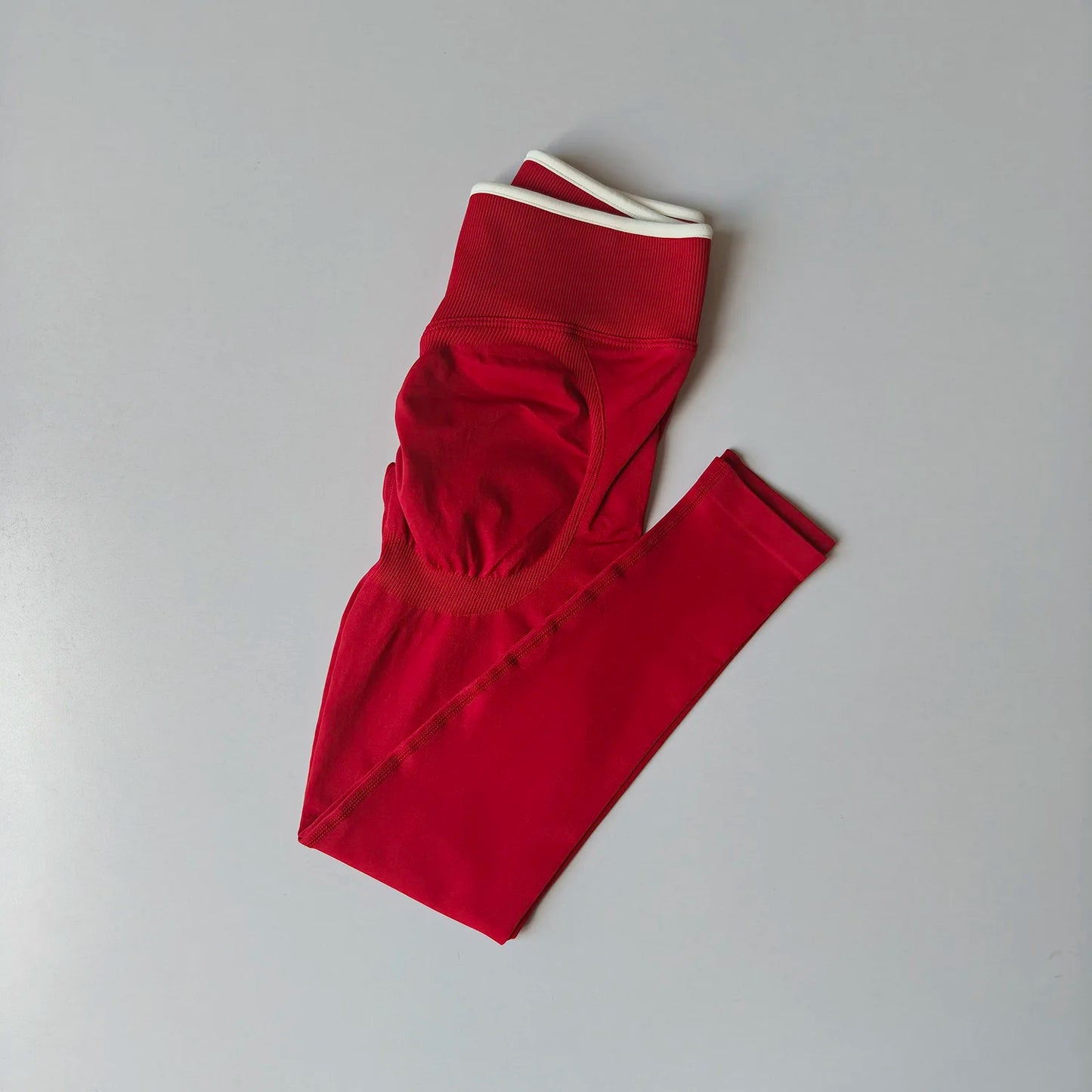 Leggings de Yoga Sem Costura de Cintura Média | Push-Up | Fitness e Corrida