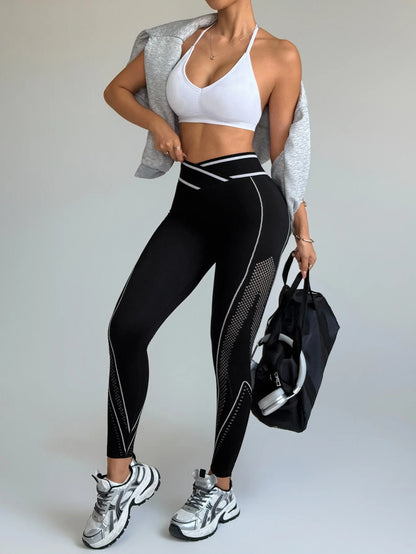 Leggings Desportivas Sem Costuras para Mulher | Cintura Alta | Yoga, Fitness e Corrida