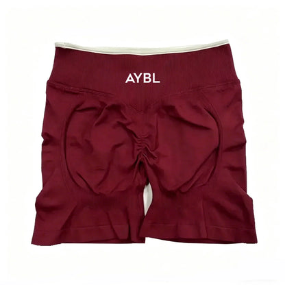 Conjunto de Shorts Desportivos Femininos | Yoga, Fitness e Ciclismo | Cinátura Elástica